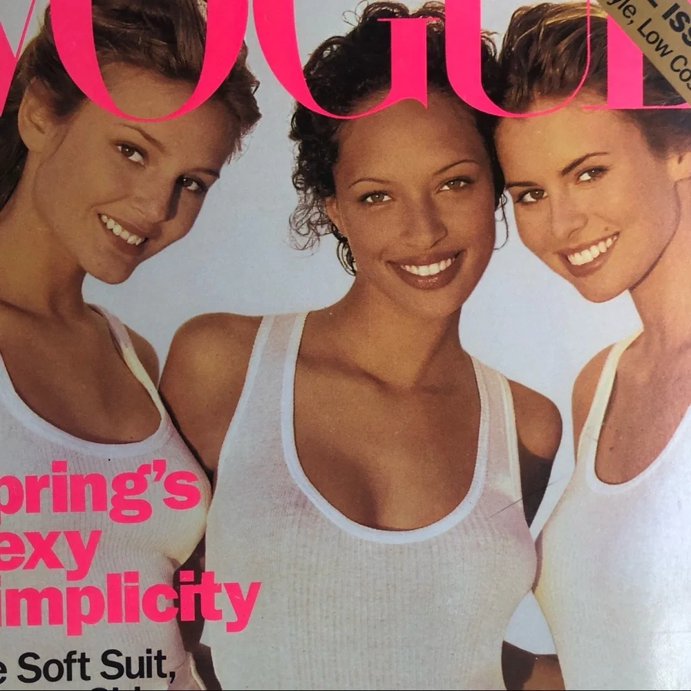 Vogue APRIL 1994 Brandi Q/Briget Hall/Niki Taylor